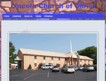 Tablet Screenshot of lincolnchurch.org